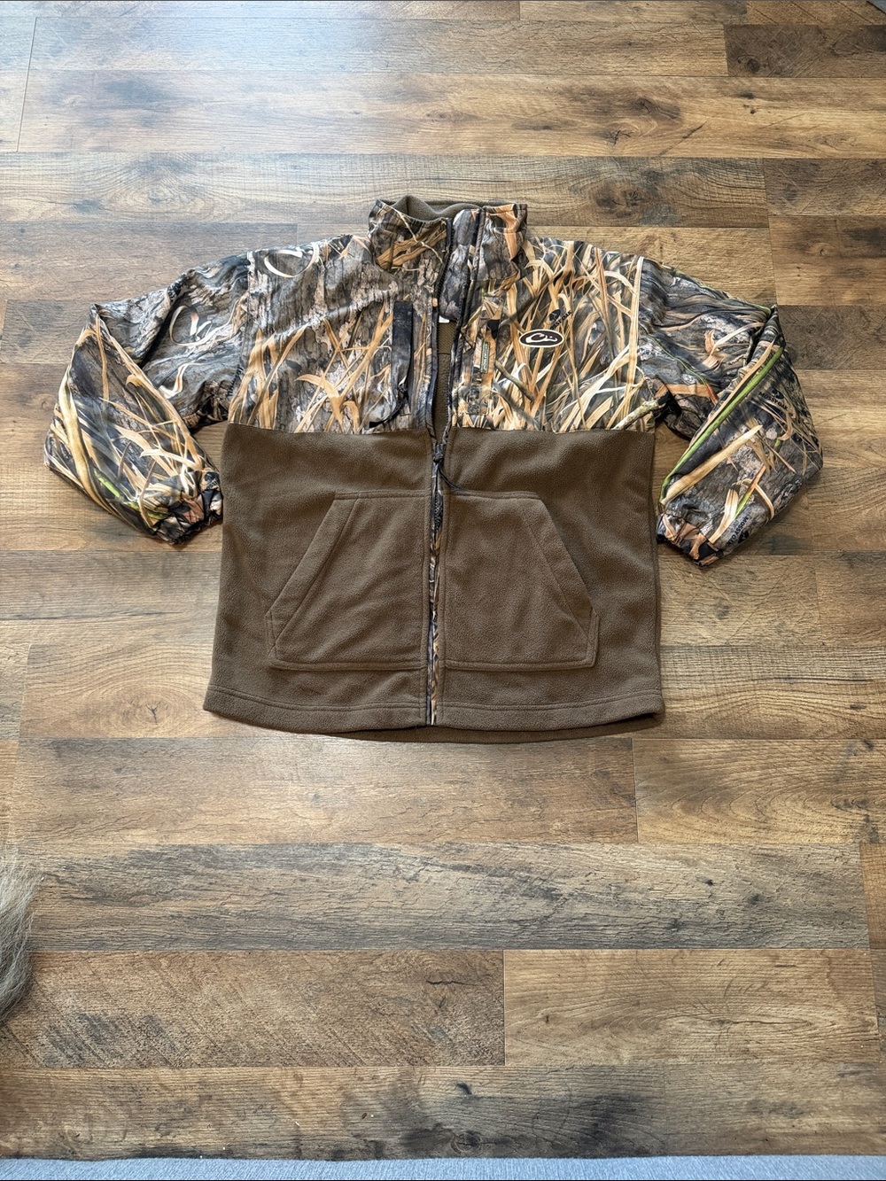 Drake fleece zip up jacket